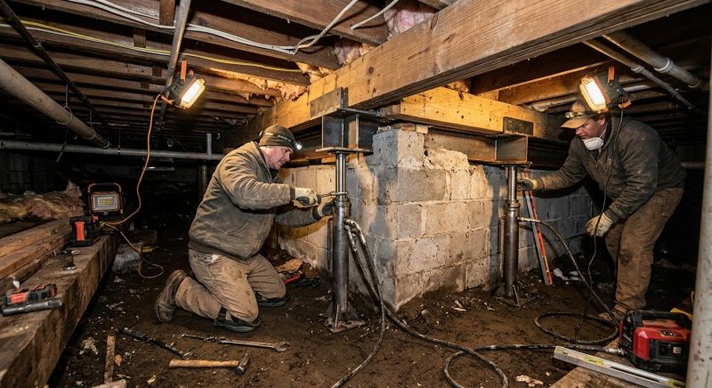 Basement Foundation Repair in Clearwater County, MN