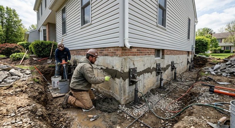 Basement Foundation Repair in Bemidji, MN
