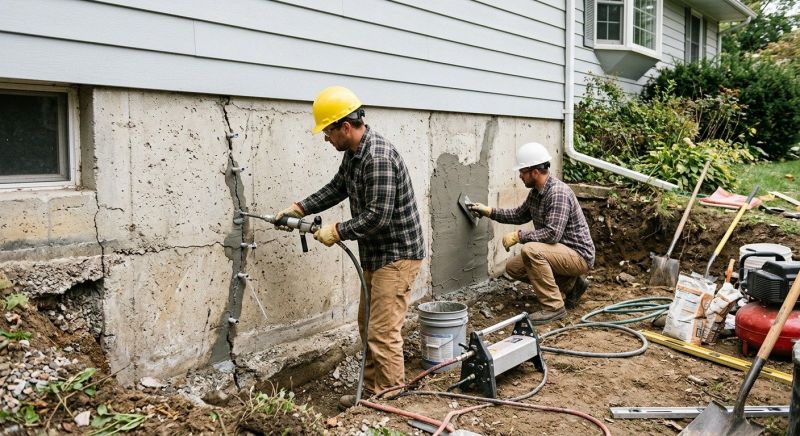 Basement Foundation Repair in Walker, MN