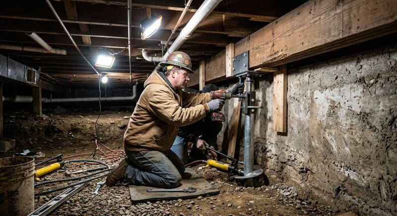 Basement Underpinning in Bemidji, MN