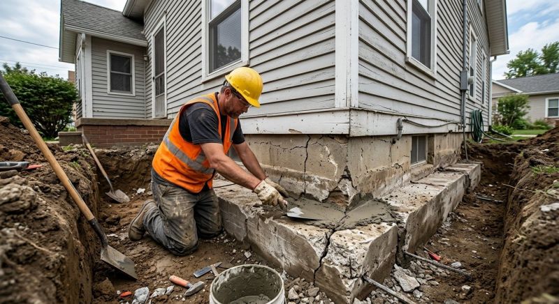 Building Foundation Repair in Clearbrook, MN