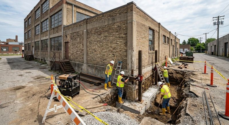 Commercial Foundation Repair in Bemidji, MN