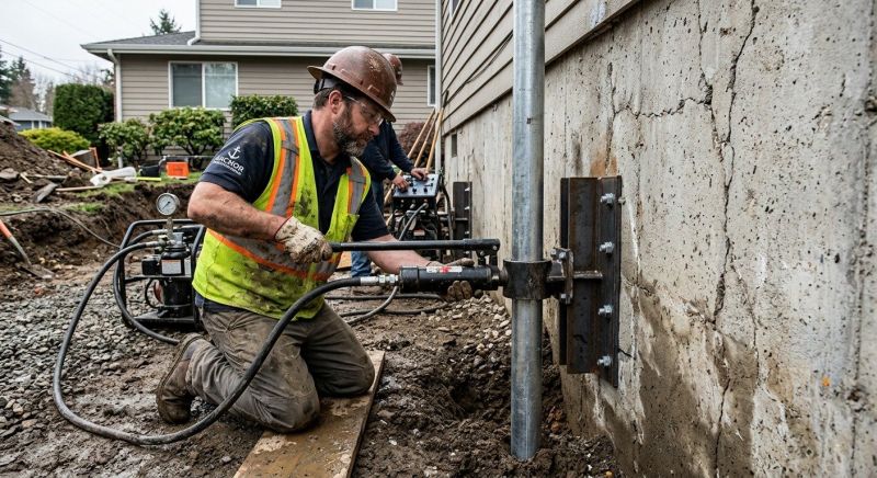 Concrete Foundation Leveling in Bagley, MN