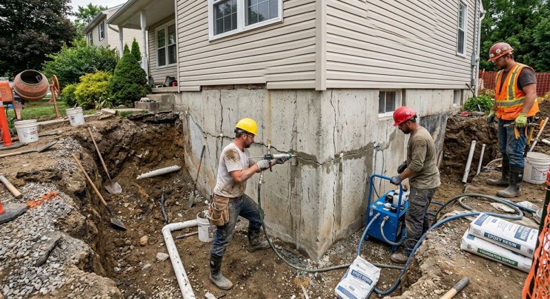 Concrete Foundation Repair in Bagley, MN