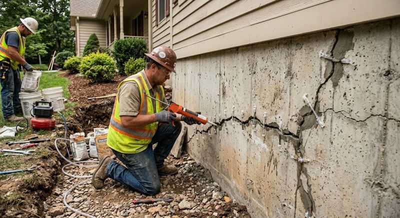 Cracked Foundation Repair in Clearwater County, MN
