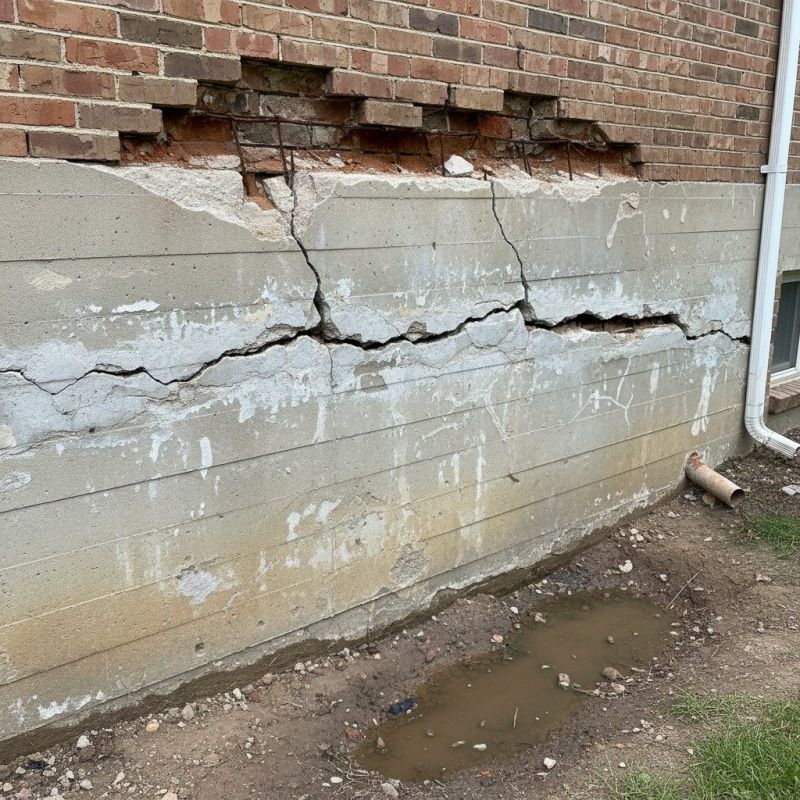 Cracked Foundation Repair in Bemidji, MN