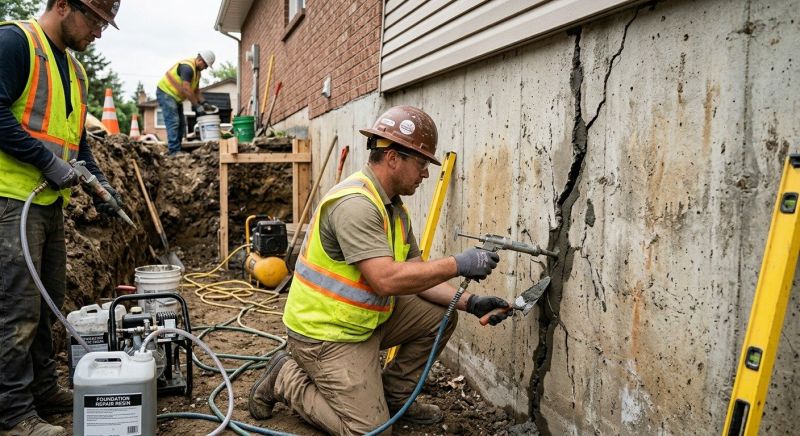 Cracked Foundation Repair in Walker, MN