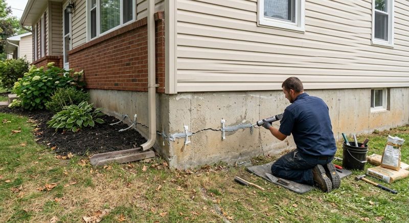 Cracked Foundation Repair in Walker, MN