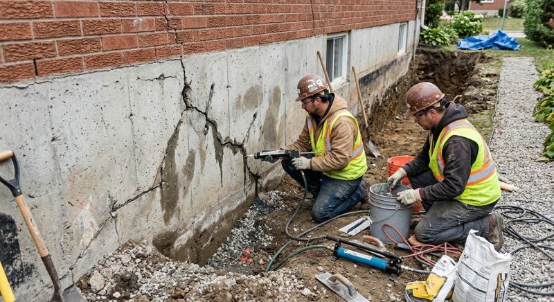 Cracked Foundation Repair in Walker, MN