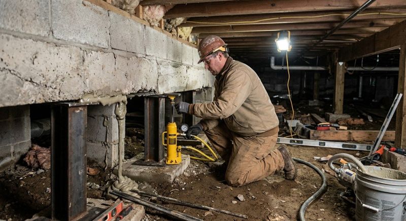 Crawl Space Leveling in Bemidji, MN