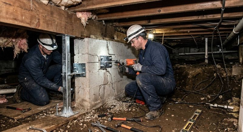Crawlspace Foundation Repair in Clearbrook, MN