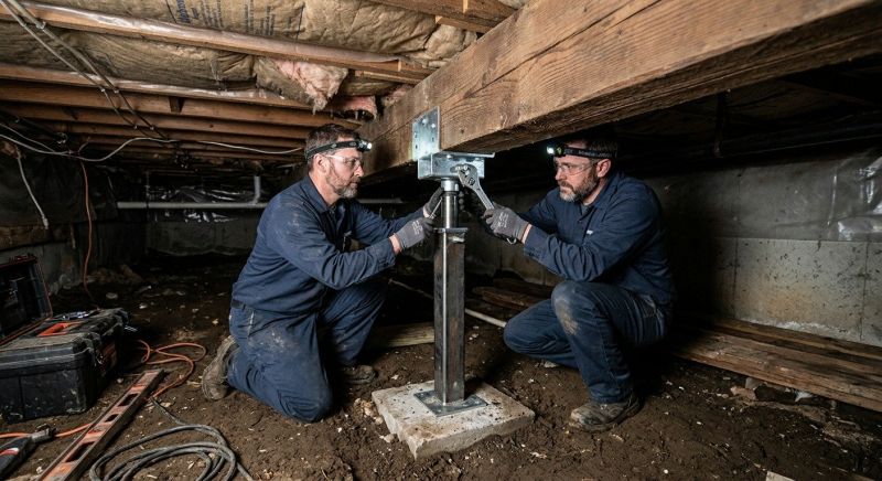 Crawlspace Foundation Repair in Clearwater County, MN