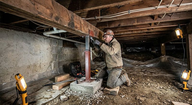 Crawlspace Foundation Repair in Bemidji, MN