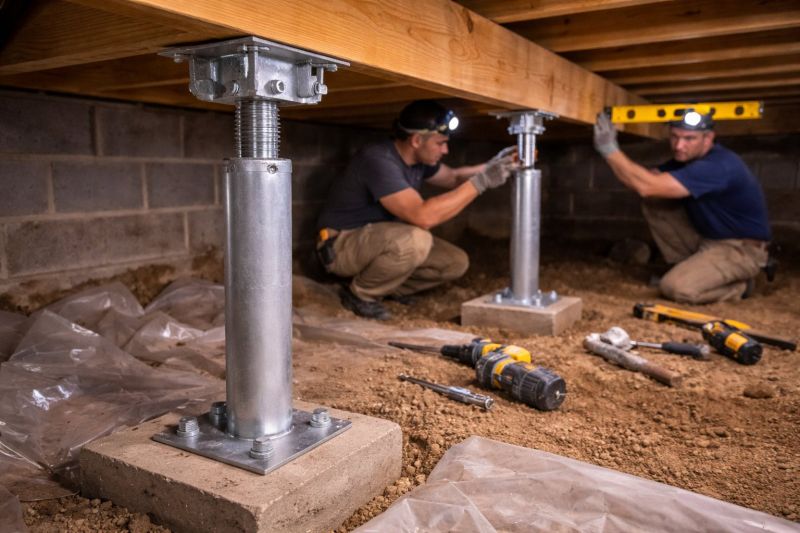 Crawlspace Structural Repair in Bemidji, MN
