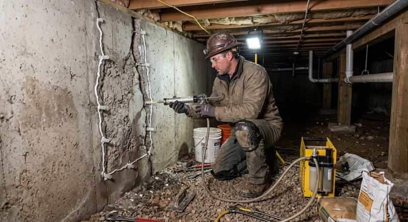 Deep Foundation Repair in Bemidji, MN