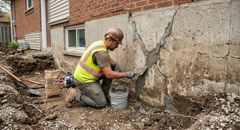 Foundation Crack Repair in Bemidji, MN