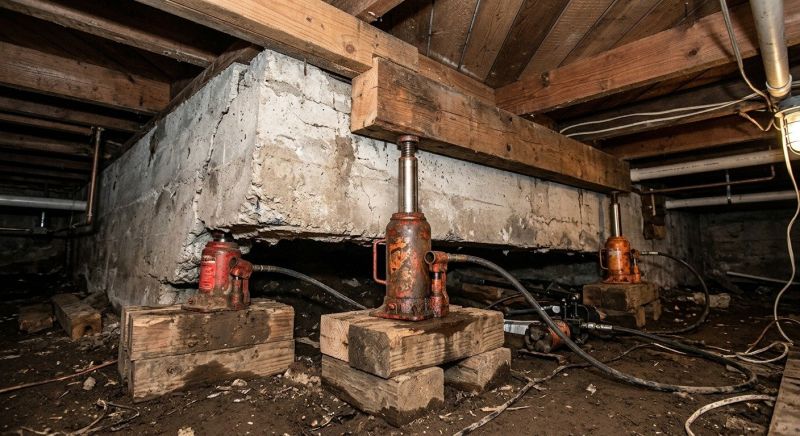 Foundation Jacking in Clearbrook, MN