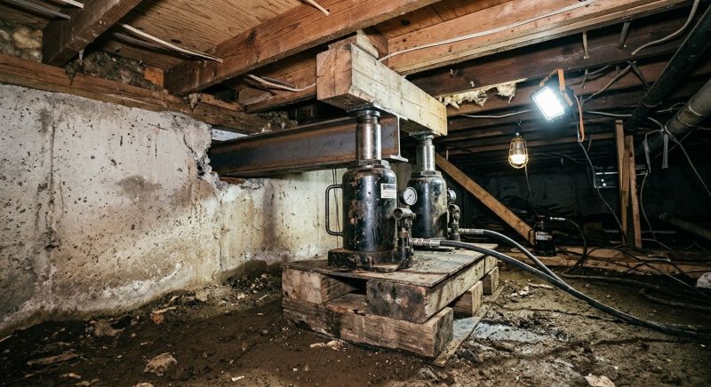 Foundation Jacking in Clearbrook, MN