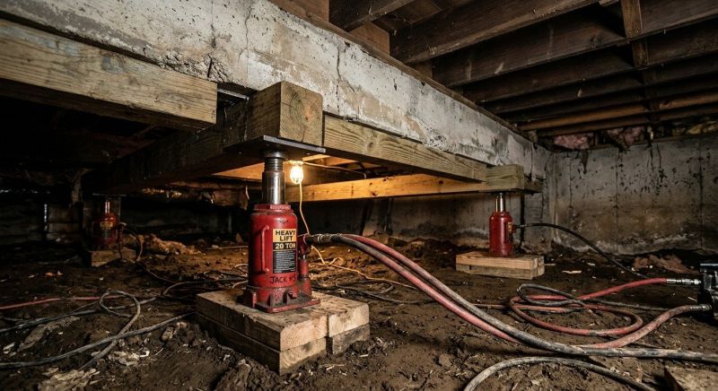 Foundation Jacking in Bemidji, MN