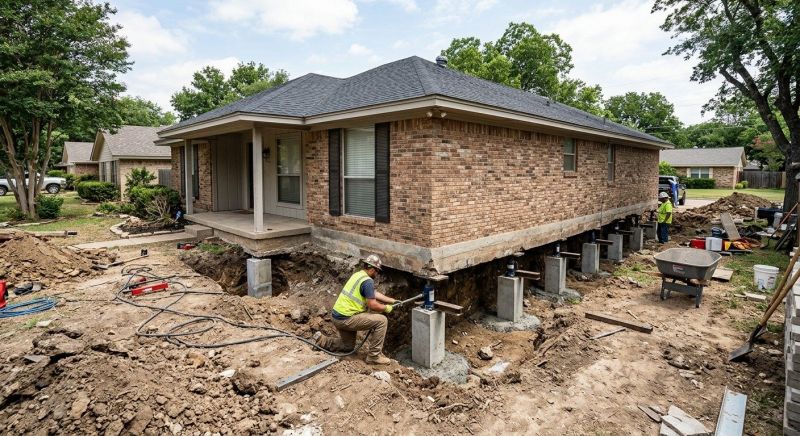 Foundation Pier Leveling in Bemidji, MN