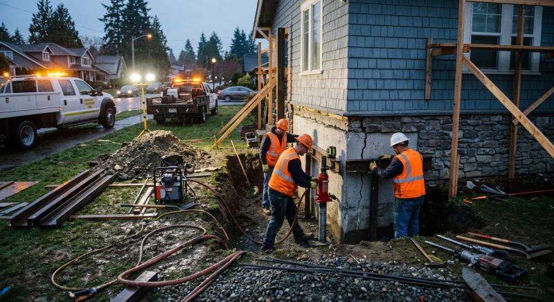 Foundation Stabilizing in Bemidji, MN