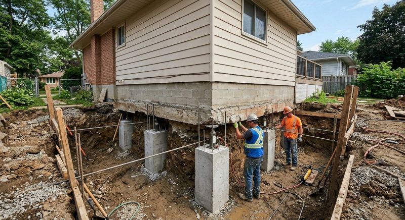 Foundation Underpinning in Bemidji, MN