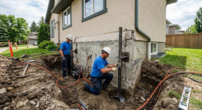 Helical Piers Installation in Bemidji, MN