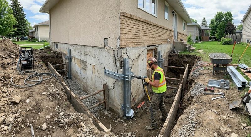 Home Foundation Repair in Clearbrook, MN