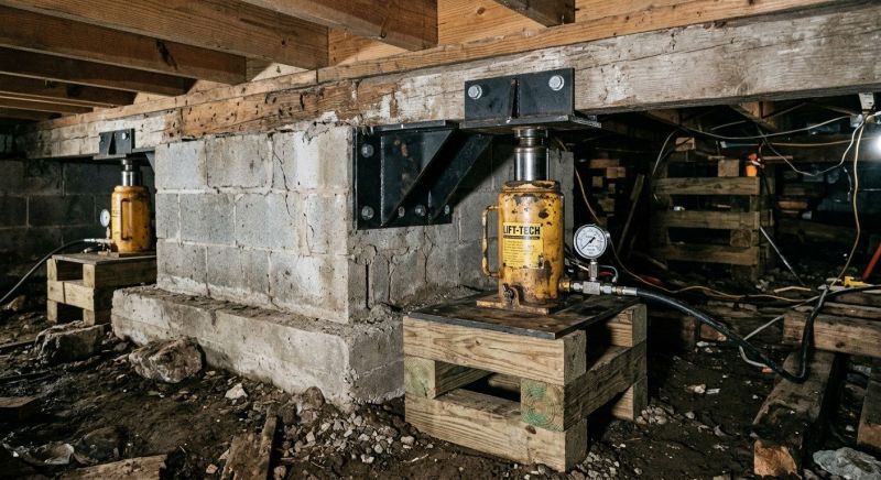 House Foundation Leveling in Bemidji, MN