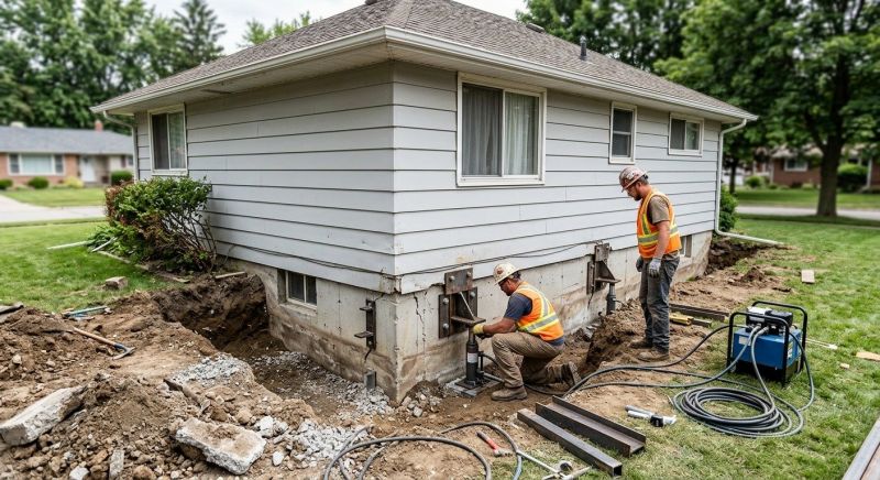 House Foundation Repair in Bemidji, MN