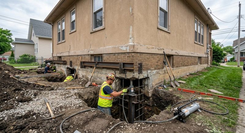 House Underpinning in Bemidji, MN