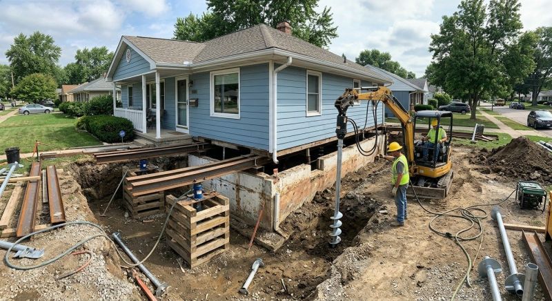 House Underpinning in Bemidji, MN