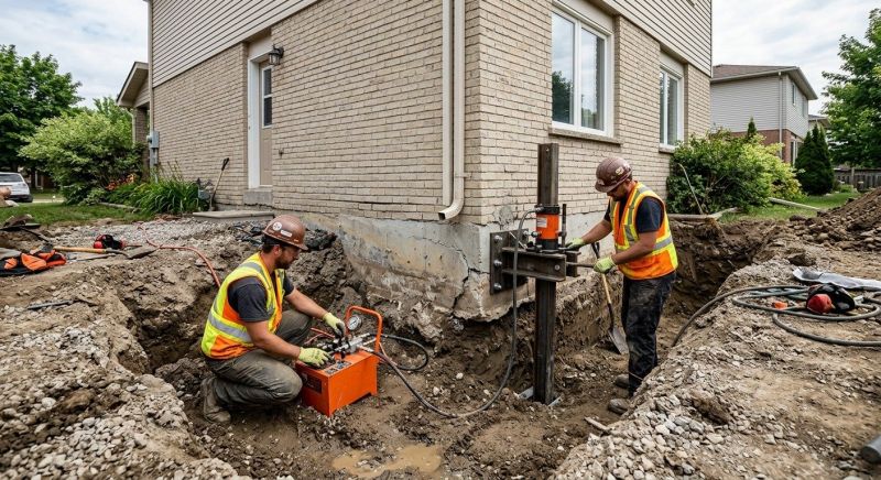 Sinking Foundation Lifting in Bemidji, MN
