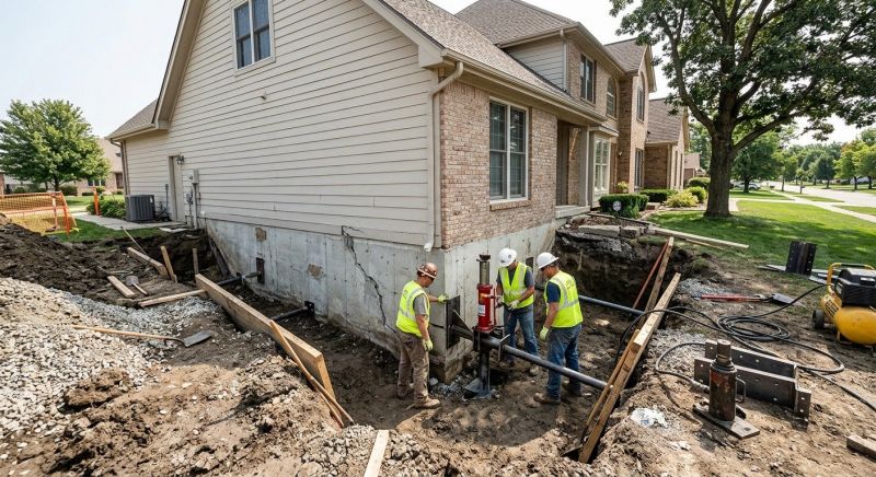Sinking Foundation Repair in Clearwater County, MN