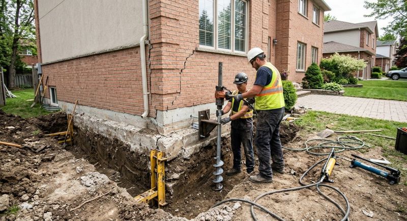 Sinking Foundation Repair in Walker, MN