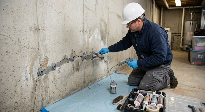 Structural Crack Repair in Bemidji, MN