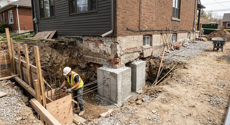 Structural Underpinning in Bemidji, MN